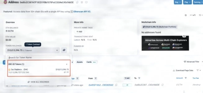 地址污染攻击致Sillytuna关联钱包损失2400万美元aEthUSDC插图1