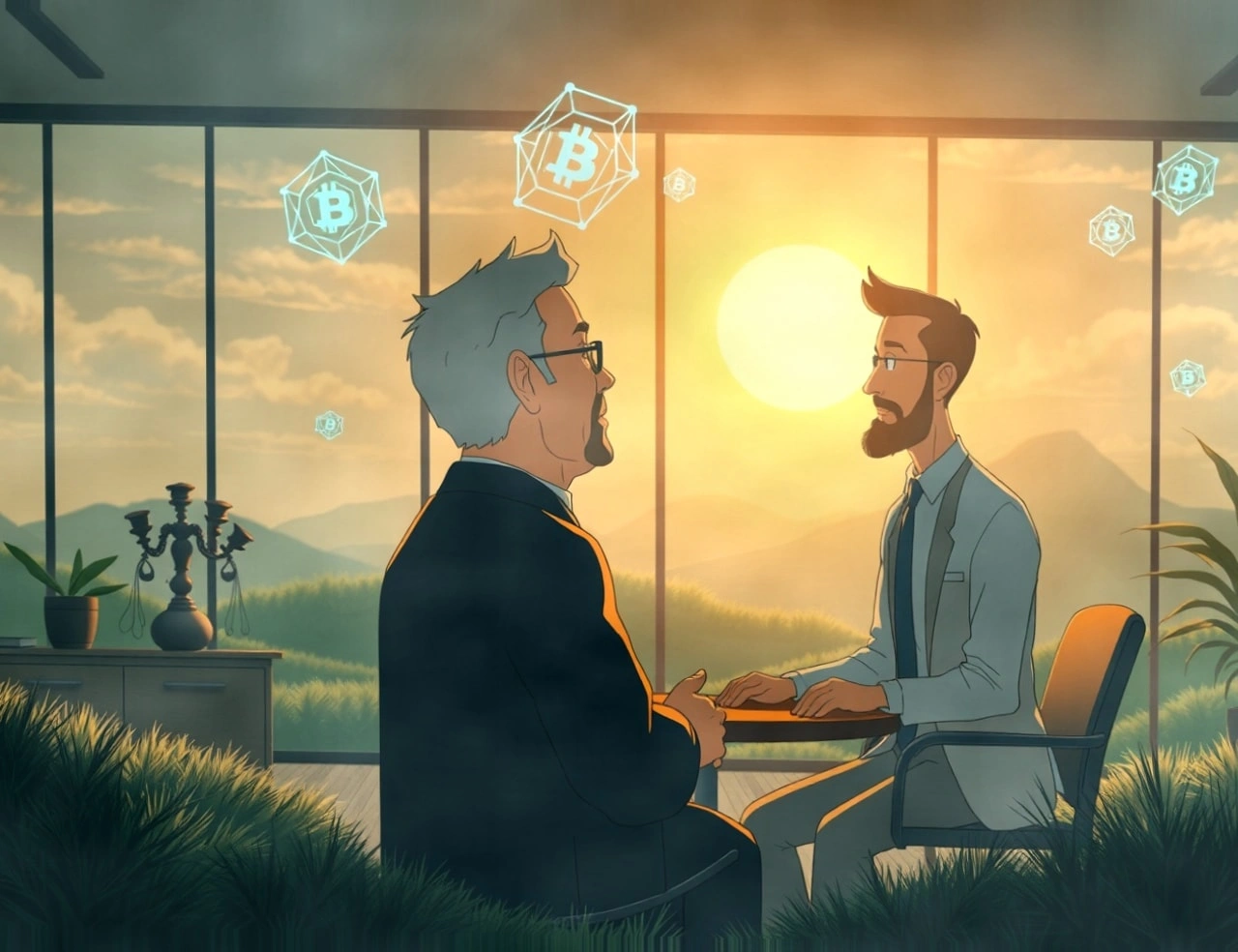 特朗普会晤Coinbase CEO，推动加密市场立法取得关键进展插图