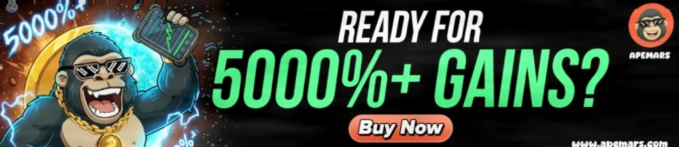 错过Pax Gold和Mogcoin？APEMARS或成2026年潜力黑马，预售阶段已吸引1350+持有者插图