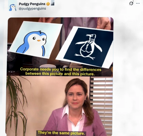 Pudgy Penguins卷入商标纠纷，Original Penguin提起侵权诉讼插图1