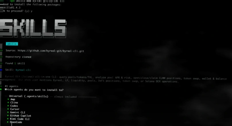 Byreal推出首个AI自动农耕技能，重塑Solana去中心化交易所生态插图