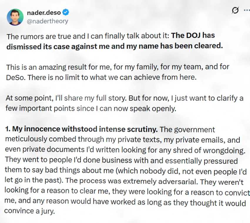 SEC撤销对比特币社交平台创始人Nader Al-Naji的诉讼，案件获准撤诉插图