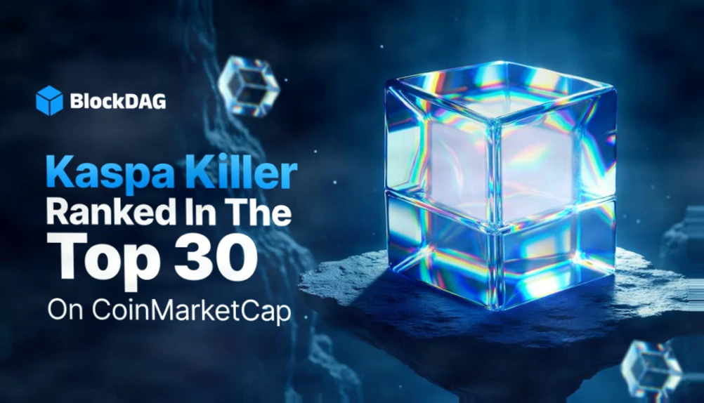 BlockDAG上线24小时内冲进CoinMarketCap前100，交易量超越Kaspa与Solana早期总和插图1