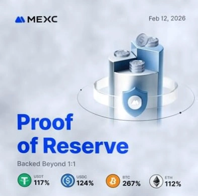 MEXC二月储备证明报告发布：BTC覆盖率达267%，资产显著增长插图