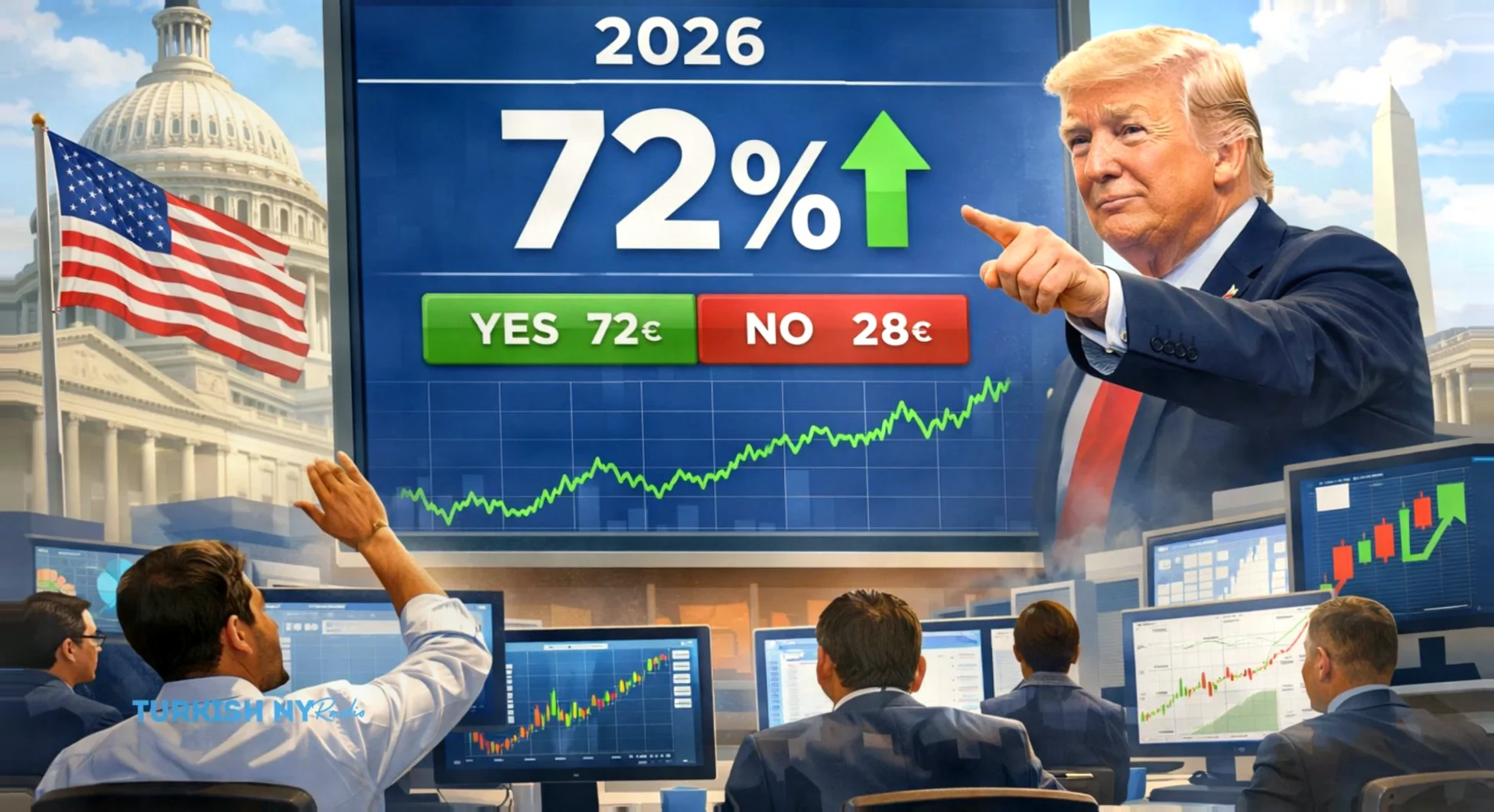 CLARITY Act 2026立法概率升至72%,特朗普推动下加密监管迎来关键窗口插图 CLARITY Act 2026立法概率升至72%,特朗普推动下加密监管迎来关键窗口插图