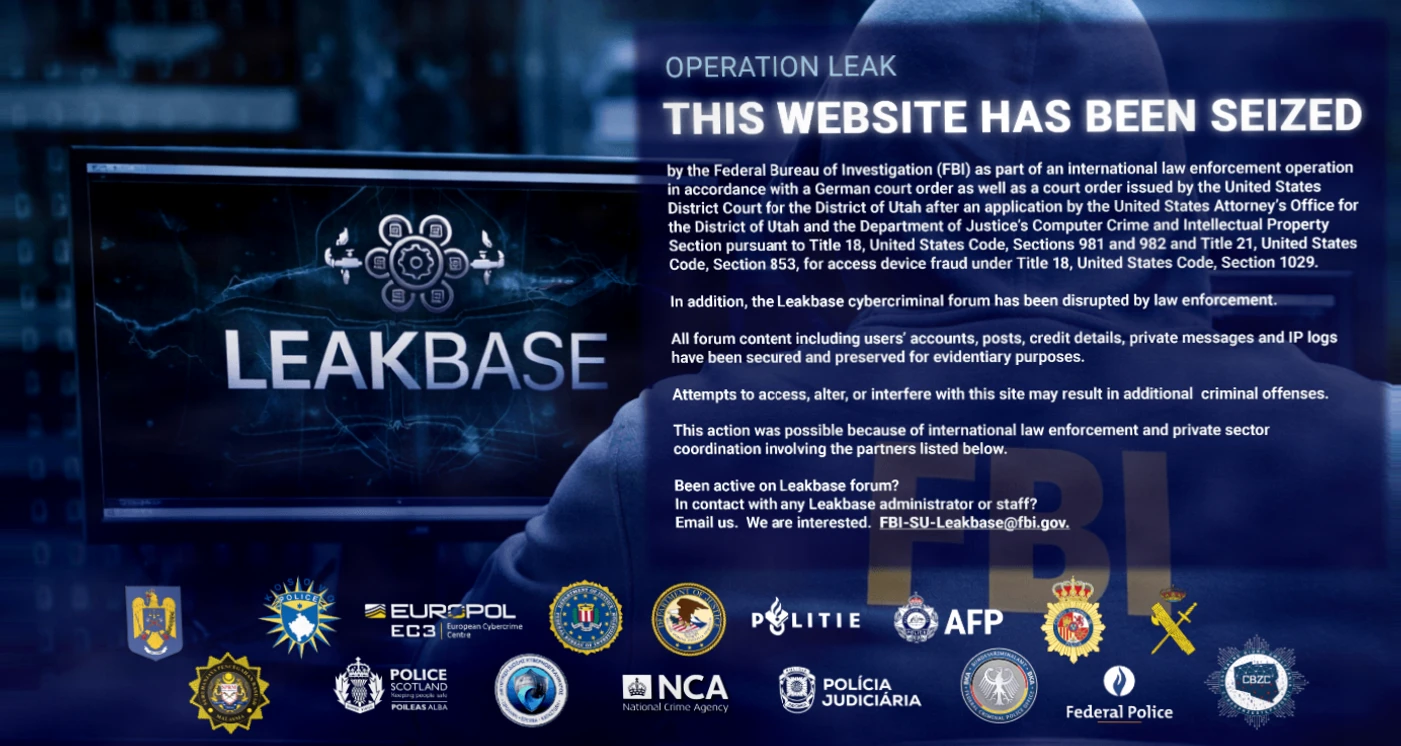 国际联手摧毁大型网络犯罪论坛LeakBase插图