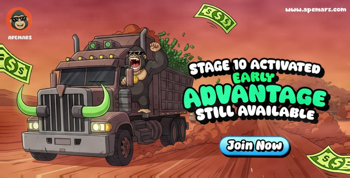 值得关注的山寨币动态：APEMARS预售超28万美元，Snek与Mogcoin走势分化