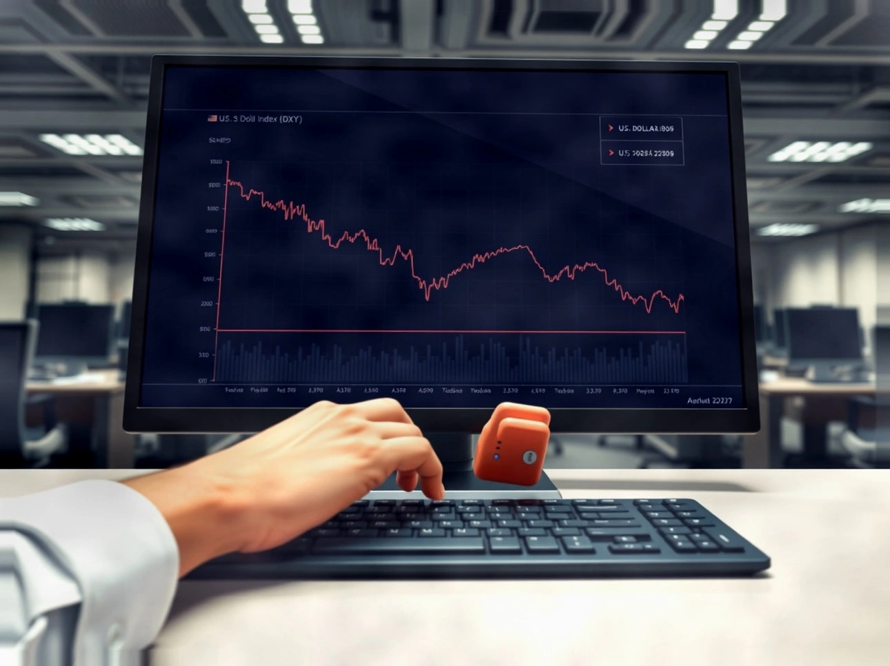 美元指数大幅下跌，市场密切关注FOMC重要决策插图