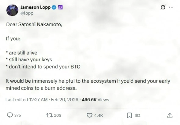 比特币或将因冻结中本聪币而面临硬分叉插图4