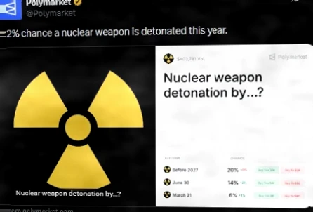 Polymarket下架核爆投注市场,引发伦理与监管争议