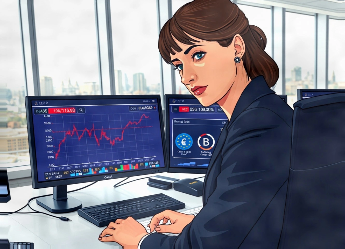 EUR/GBP汇率在等待关键ECB和BoE决策中保持稳定插图