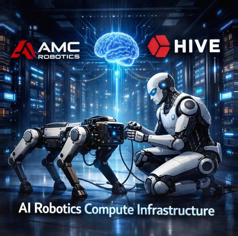AMC机器人与HIVE合作：推进AI机器人计算基础设施发展