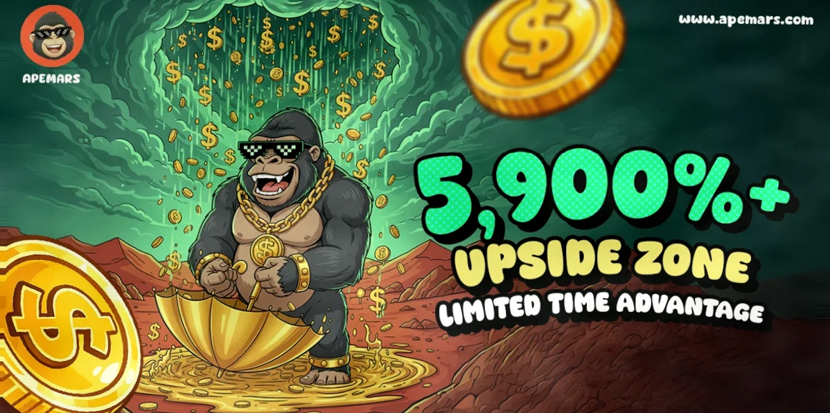 加密市场震荡中APEMARS预售表现亮眼，XLM与XMR走势分化插图1