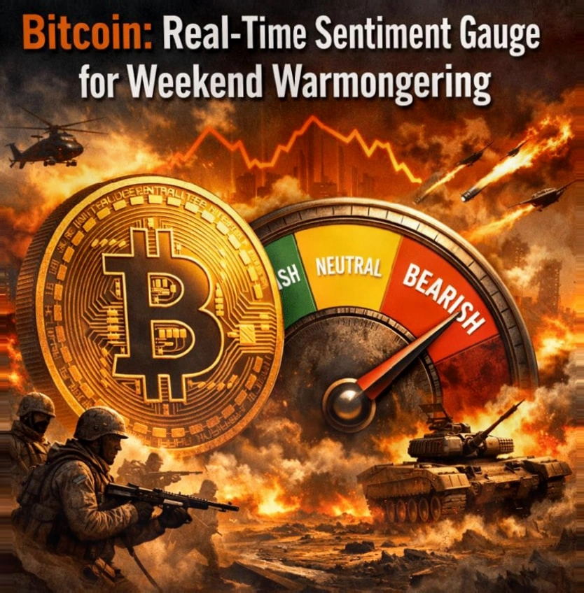 比特币成地缘风险实时风向标：周末市场揭示加密资产新角色