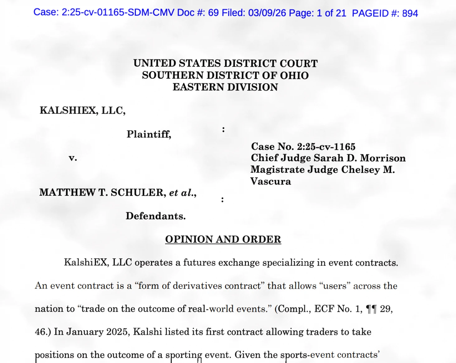 Kalshi在俄亥俄州遭遇监管挫折:预测市场合法性受质疑插图 Kalshi在俄亥俄州遭遇监管挫折:预测市场合法性受质疑插图