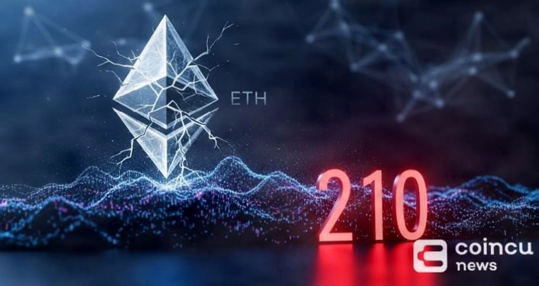 以太坊价格若跌破$2,210或引发高达6.32亿美元的强制平仓