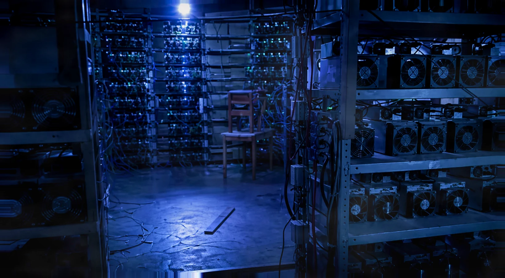 西伯利亚发现160台设备的非法加密货币矿场