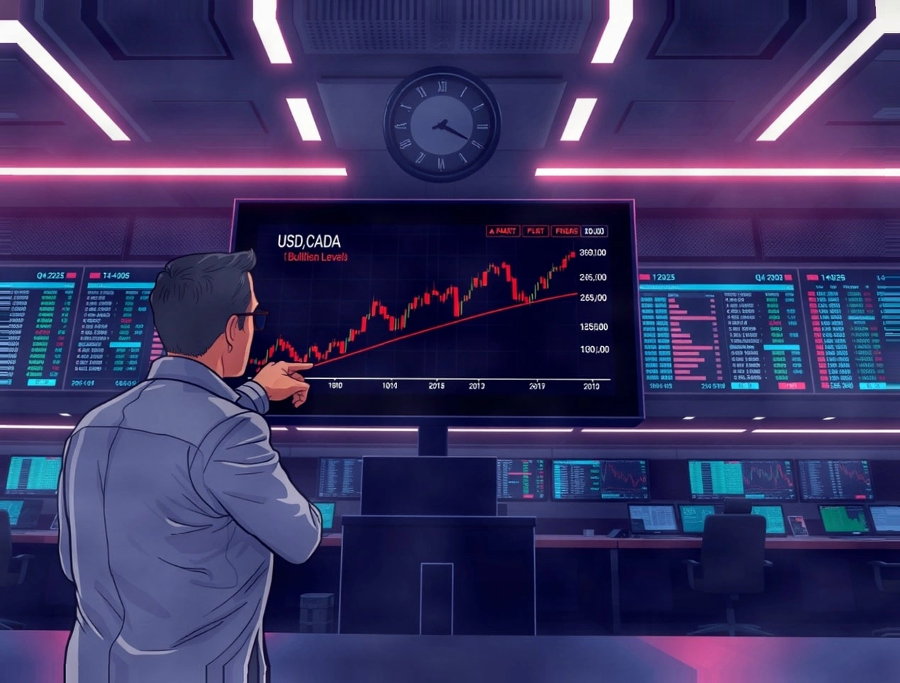USD/CAD Outlook: Key Levels and Market Dynamics Analysis插图