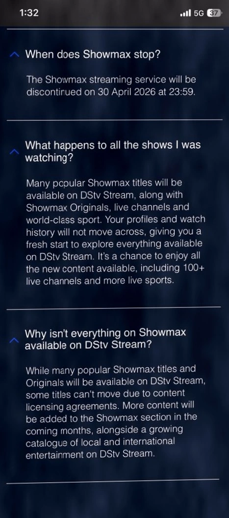 The End of Showmax: A Timeline of Growth, Struggles, and Closure插图1